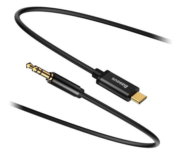 BASEUS USB-C Jack 3,5mm Yiven 1,2m czarny CAM01-01 - 1178293 - zdjęcie 3